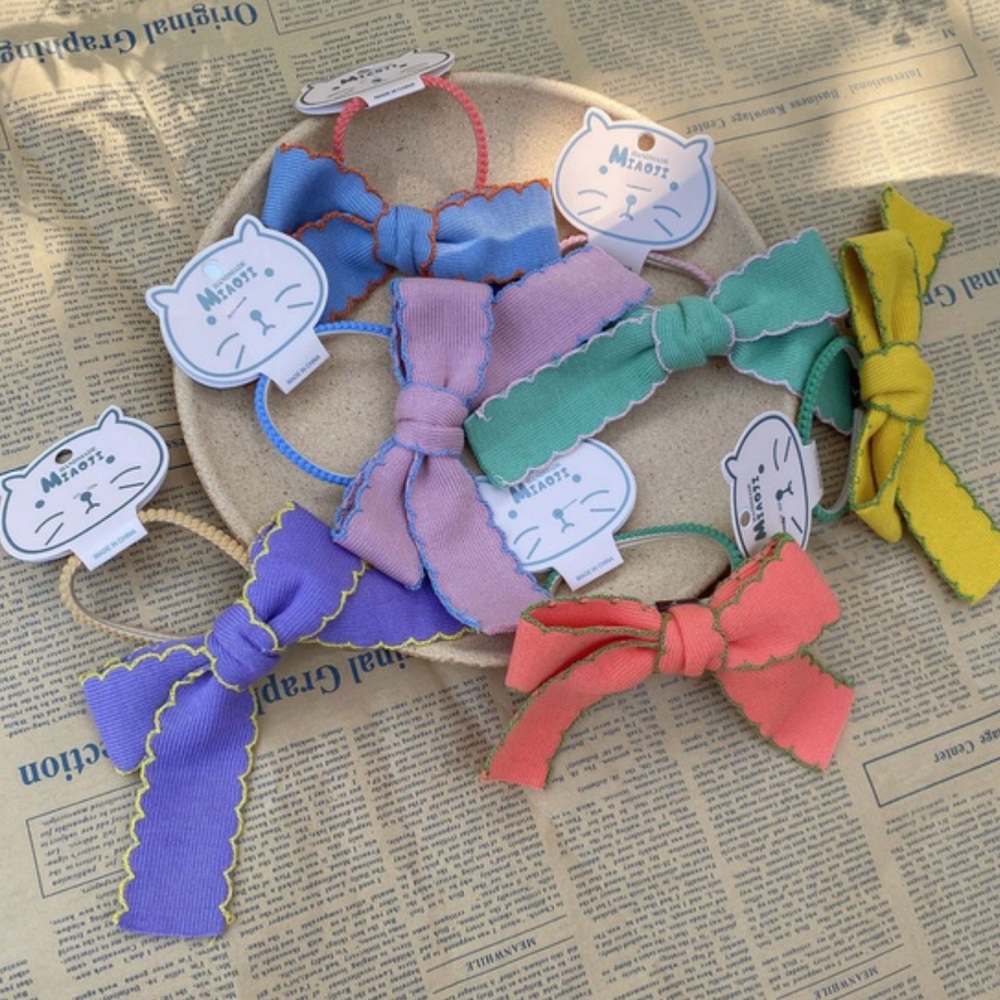 Knitted Bow Hair Rope